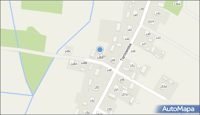 Luszowice, Tarnowska, 146A, mapa Luszowice