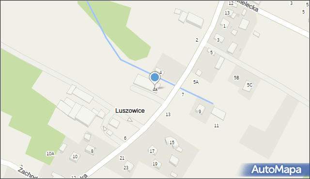 Luszowice, Tarnowska, 4a, mapa Luszowice