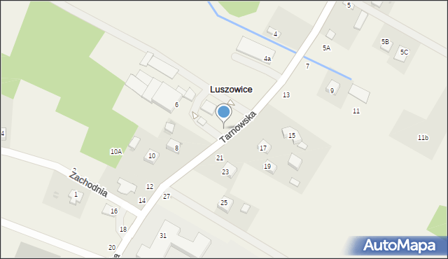 Luszowice, Tarnowska, 6, mapa Luszowice