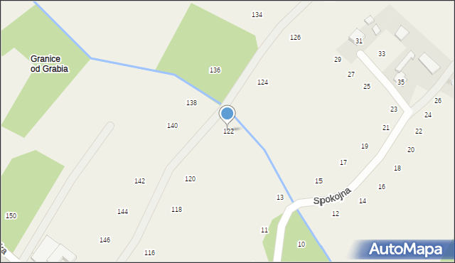 Moszczenica, Tarnowska, 122, mapa Moszczenica