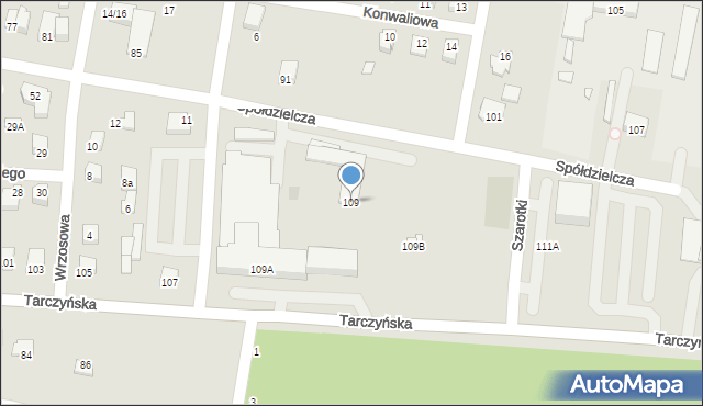 Mszczonów, Tarczyńska, 109, mapa Mszczonów