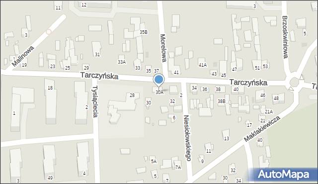 Mszczonów, Tarczyńska, 30A, mapa Mszczonów