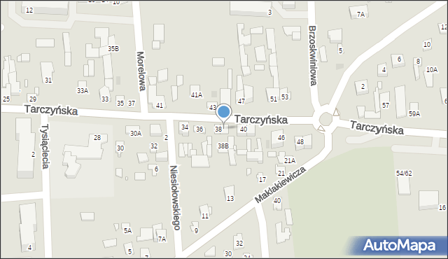 Mszczonów, Tarczyńska, 38C, mapa Mszczonów