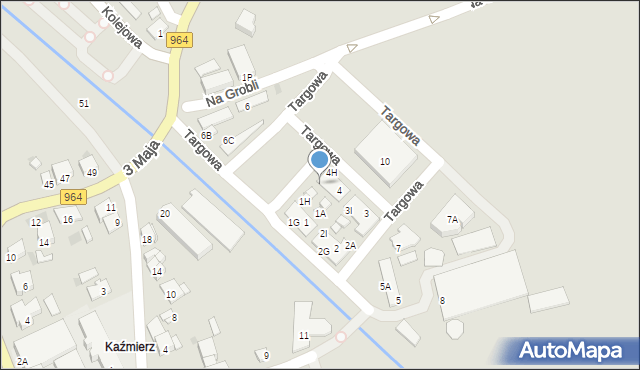 Niepołomice, Targowa, 4I, mapa Niepołomice