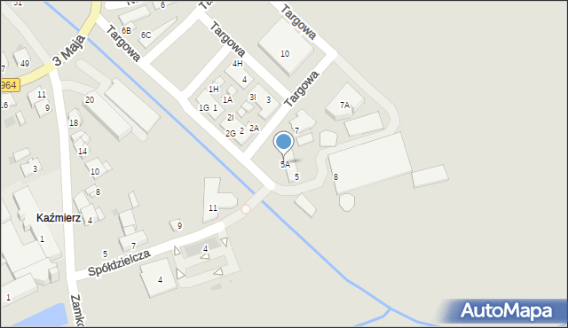 Niepołomice, Targowa, 5A, mapa Niepołomice