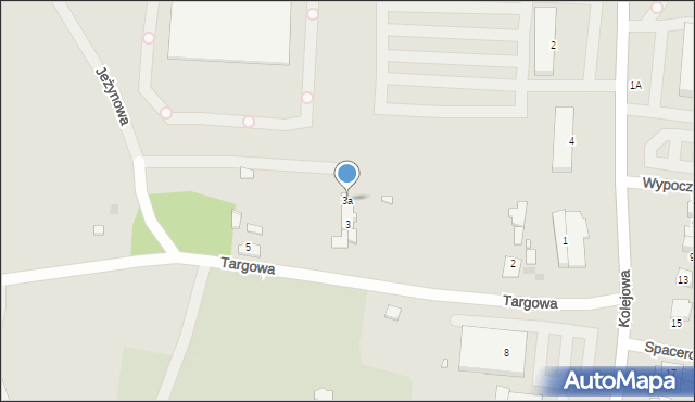 Nowy Tomyśl, Targowa, 3a, mapa Nowy Tomyśl