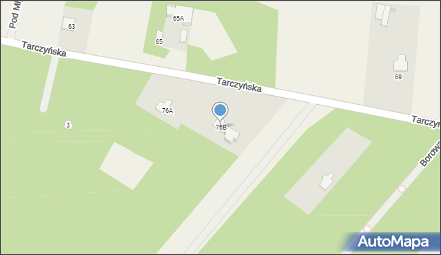 Ojrzanów, Tarczyńska, 76B, mapa Ojrzanów