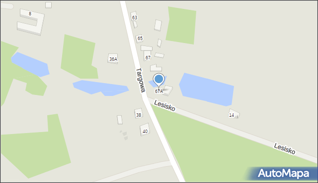 Osjaków, Targowa, 67A, mapa Osjaków