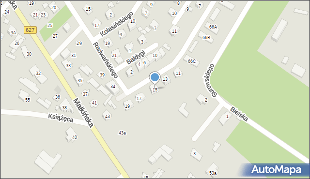 Ostrów Mazowiecka, Taczanowskiego Ksawerego, 15, mapa Ostrów Mazowiecka