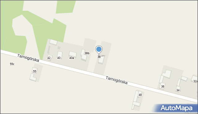 Ożarowice, Tarnogórska, 38, mapa Ożarowice