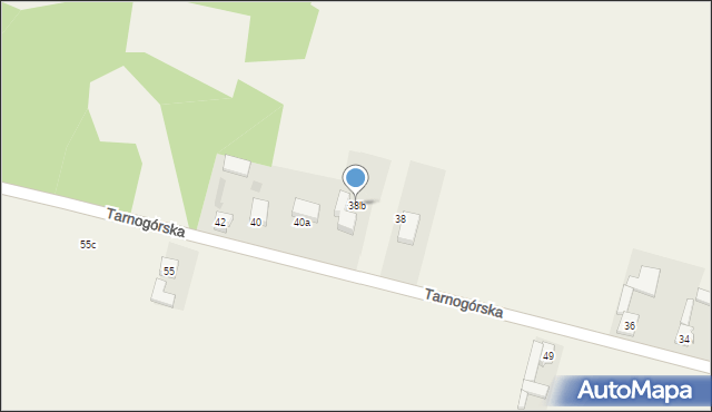 Ożarowice, Tarnogórska, 38b, mapa Ożarowice