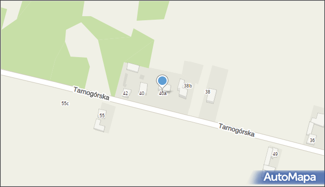 Ożarowice, Tarnogórska, 40a, mapa Ożarowice