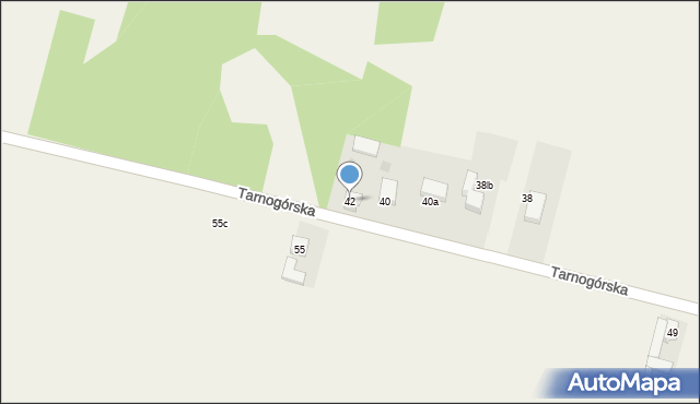 Ożarowice, Tarnogórska, 42, mapa Ożarowice