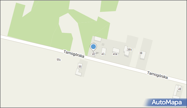 Ożarowice, Tarnogórska, 42, mapa Ożarowice