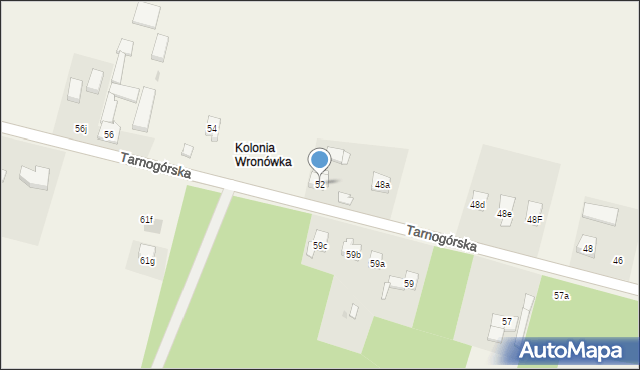 Ożarowice, Tarnogórska, 52, mapa Ożarowice