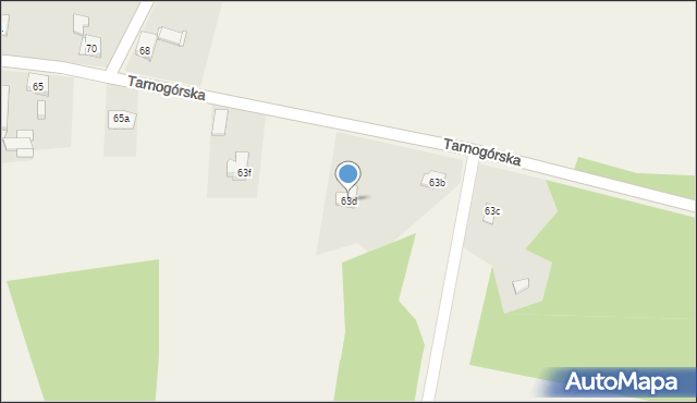 Ożarowice, Tarnogórska, 63d, mapa Ożarowice