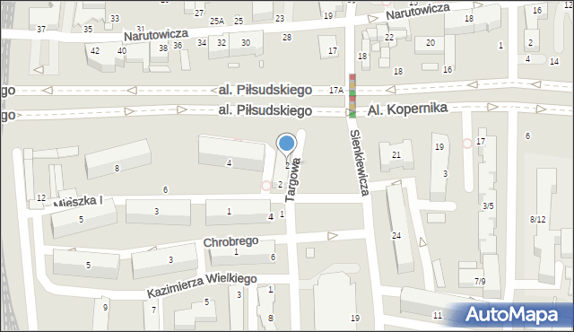 Piotrków Trybunalski, Targowa, 2, mapa Piotrków Trybunalski