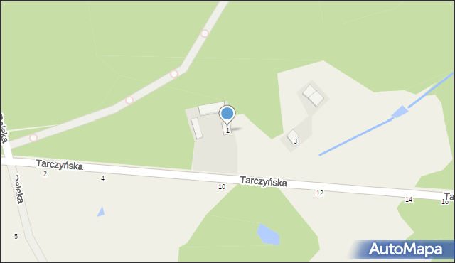 Piotrkowice, Tarczyńska, 1, mapa Piotrkowice