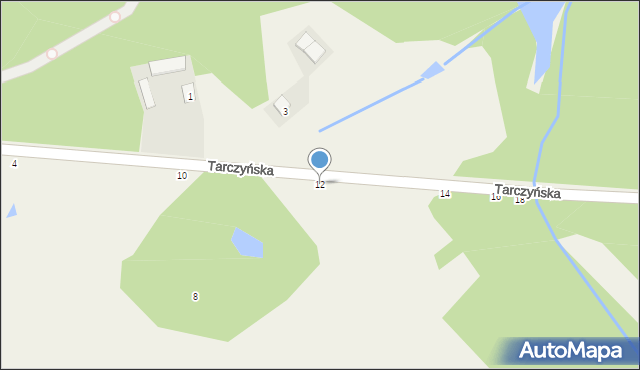 Piotrkowice, Tarczyńska, 12, mapa Piotrkowice