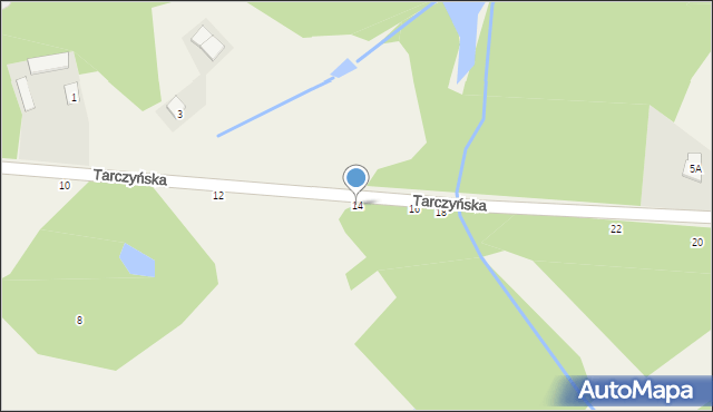 Piotrkowice, Tarczyńska, 14, mapa Piotrkowice