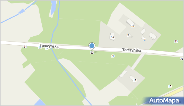 Piotrkowice, Tarczyńska, 22, mapa Piotrkowice