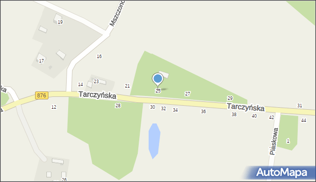 Piotrkowice, Tarczyńska, 25, mapa Piotrkowice