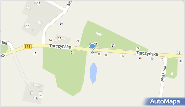 Piotrkowice, Tarczyńska, 30, mapa Piotrkowice