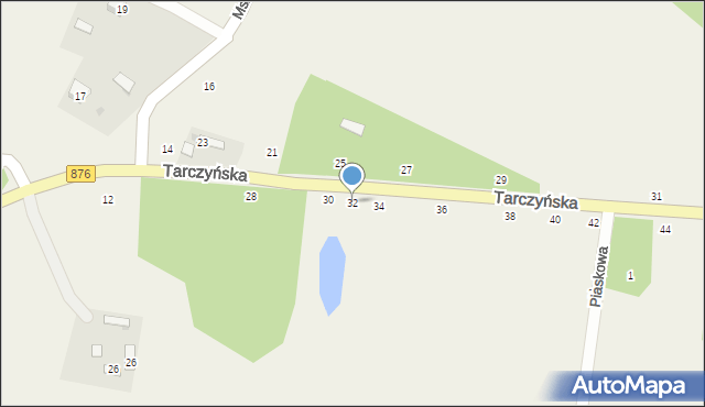 Piotrkowice, Tarczyńska, 32, mapa Piotrkowice