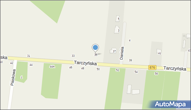 Piotrkowice, Tarczyńska, 35, mapa Piotrkowice
