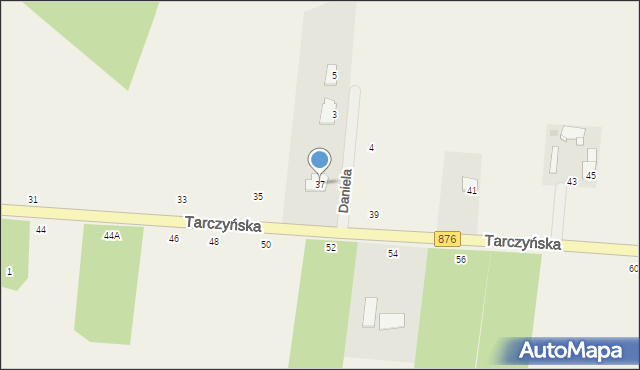 Piotrkowice, Tarczyńska, 37, mapa Piotrkowice