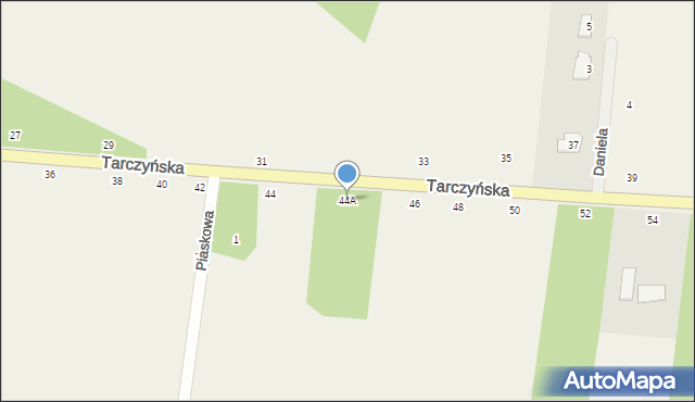 Piotrkowice, Tarczyńska, 44A, mapa Piotrkowice