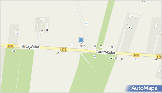 Piotrkowice, Tarczyńska, 49, mapa Piotrkowice