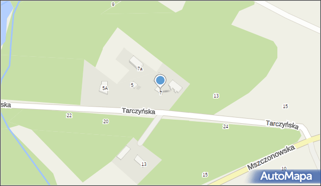 Piotrkowice, Tarczyńska, 7, mapa Piotrkowice