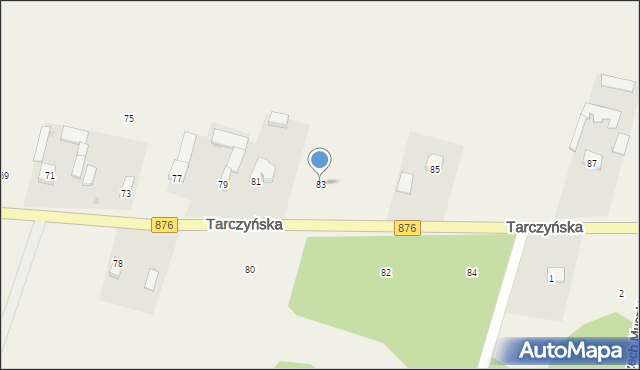 Piotrkowice, Tarczyńska, 83, mapa Piotrkowice