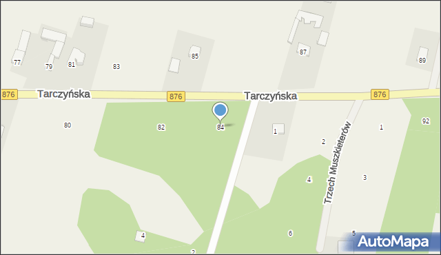Piotrkowice, Tarczyńska, 84, mapa Piotrkowice