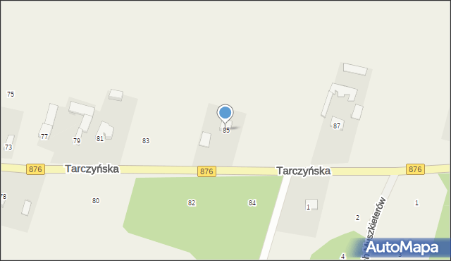 Piotrkowice, Tarczyńska, 85, mapa Piotrkowice