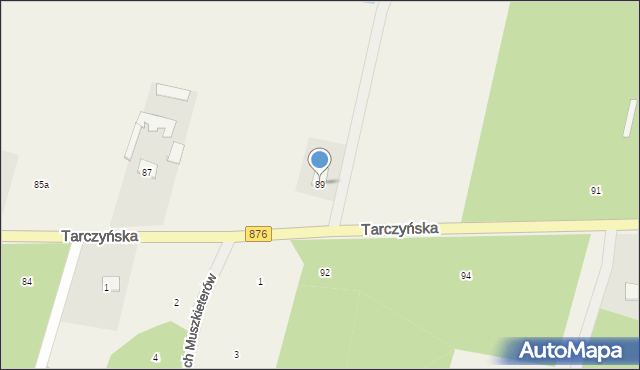 Piotrkowice, Tarczyńska, 89, mapa Piotrkowice