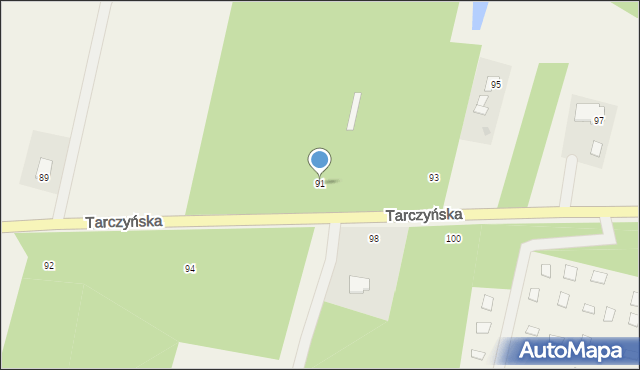 Piotrkowice, Tarczyńska, 91, mapa Piotrkowice