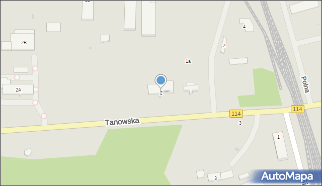 Police, Tanowska, 2, mapa Police