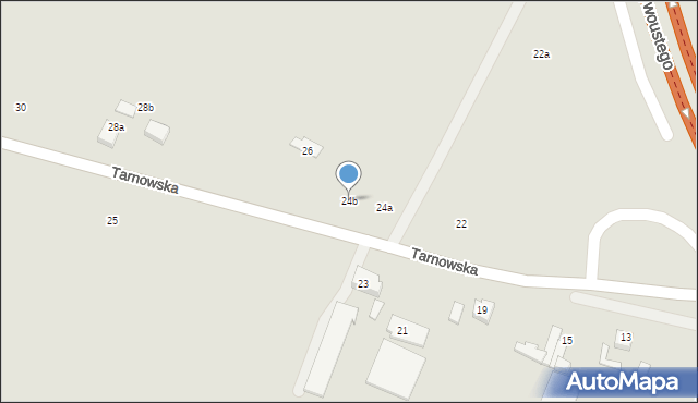 Poznań, Tarnowska, 24b, mapa Poznania