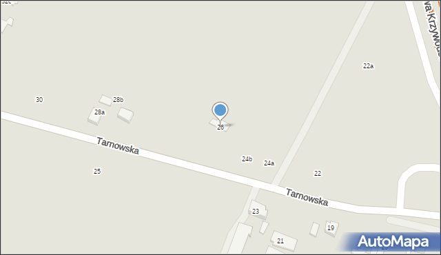 Poznań, Tarnowska, 26, mapa Poznania