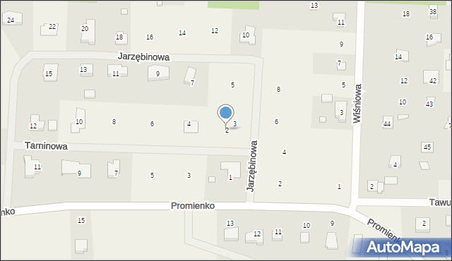 Promienko, Tarninowa, 2, mapa Promienko