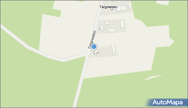 Pysznica, Targowisko, 3, mapa Pysznica