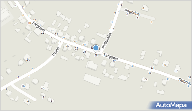 Radomyśl Wielki, Targowa, 28, mapa Radomyśl Wielki