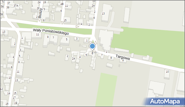 Rawicz, Targowa, 6, mapa Rawicz