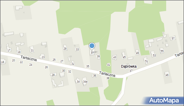 Siedlec, Tartaczna, 37, mapa Siedlec