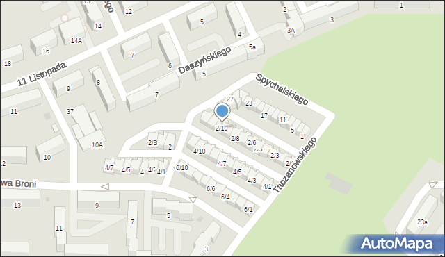 Sieradz, Taczanowskiego Edmunda, gen., 2/10, mapa Sieradz