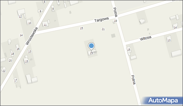 Skomlin, Targowa, 23, mapa Skomlin