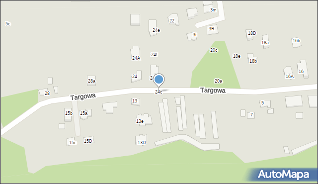 Solec Kujawski, Targowa, 24c, mapa Solec Kujawski