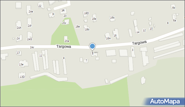 Solec Kujawski, Targowa, 5, mapa Solec Kujawski